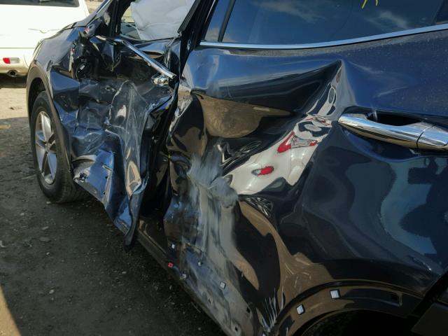 5XYZTDLB5HG438585 - 2017 HYUNDAI SANTA FE S 蓝色 照片 10