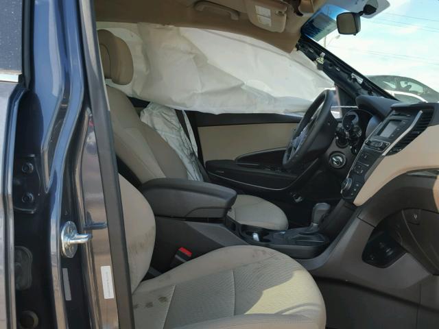 5XYZTDLB5HG438585 - 2017 HYUNDAI SANTA FE S 蓝色 照片 5