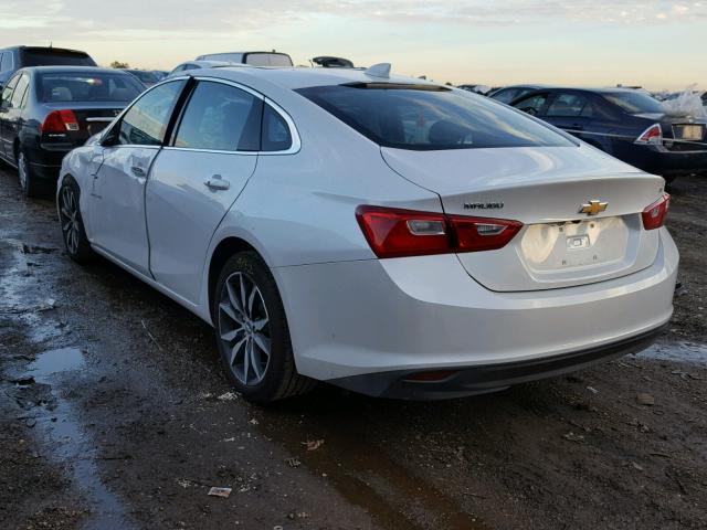 1G1ZE5ST6HF244086 - 2017 CHEVROLET MALIBU LT WHITE photo 3