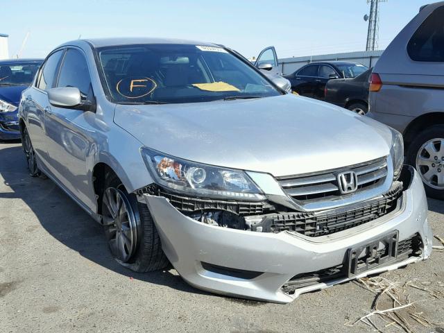 1HGCR2F36DA220907 - 2013 HONDA ACCORD LX SILVER photo 1