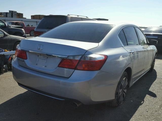 1HGCR2F36DA220907 - 2013 HONDA ACCORD LX SILVER photo 4