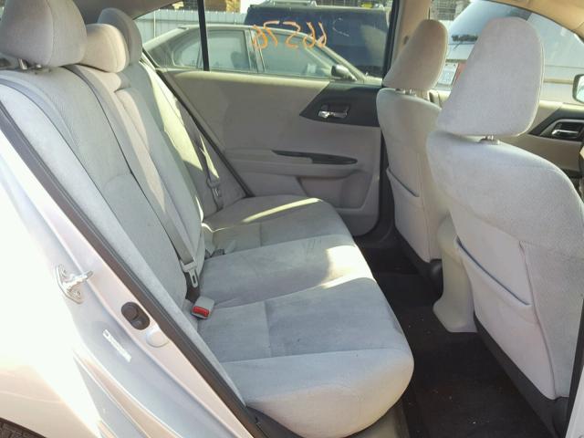 1HGCR2F36DA220907 - 2013 HONDA ACCORD LX SILVER photo 6