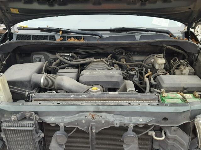 5TFRT54147X005119 - 2007 TOYOTA TUNDRA GREEN photo 7