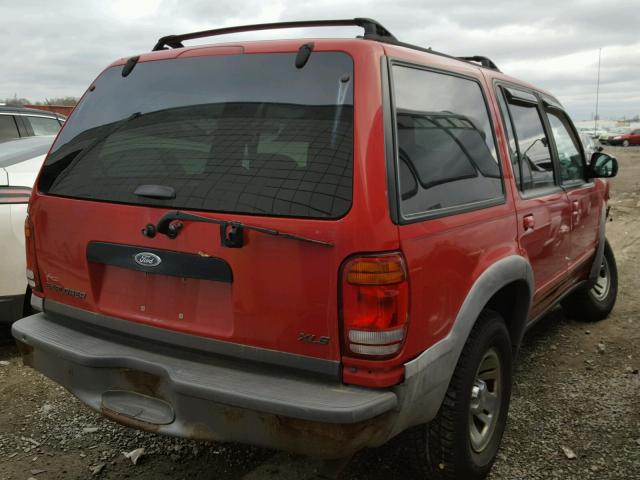 1FMZU34X3XZB14533 - 1999 FORD EXPLORER RED photo 4