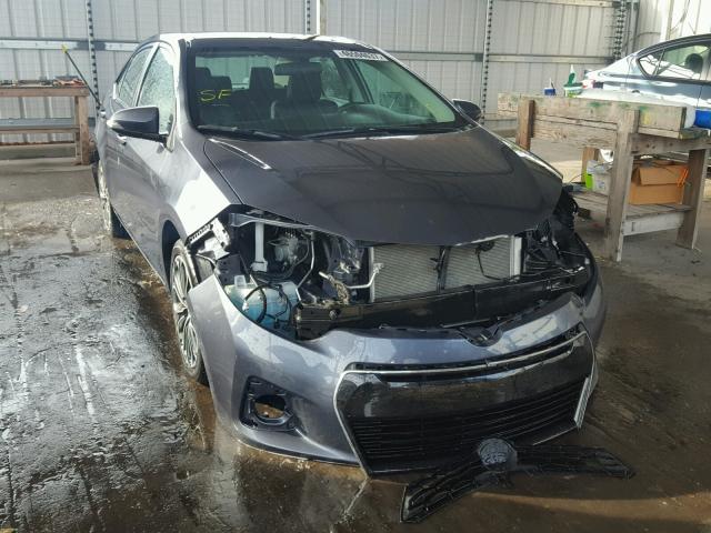 2T1BURHE8EC042690 - 2014 TOYOTA COROLLA GRAY photo 1