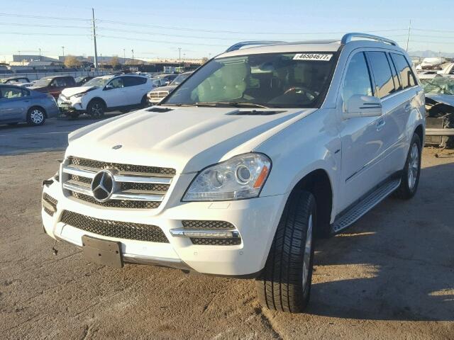 4JGBF2FE9CA791290 - 2012 MERCEDES-BENZ GL 350 BLU WHITE photo 2