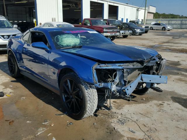 2G1FK1EJ4D9233007 - 2013 CHEVROLET CAMARO 2SS BLUE photo 1