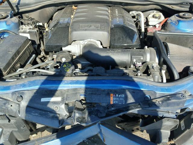 2G1FK1EJ4D9233007 - 2013 CHEVROLET CAMARO 2SS BLUE photo 7