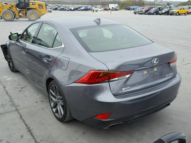 JTHBA1D25H5038750 - 2017 LEXUS IS 200T GRAY photo 3