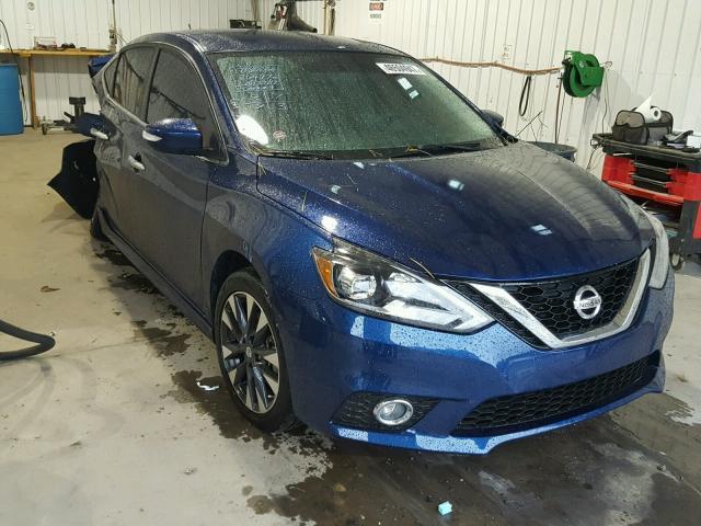 3N1AB7AP9GY226477 - 2016 NISSAN SENTRA S BLUE photo 1