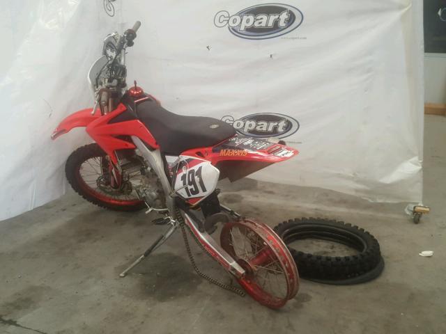 JH2PE06047K202255 - 2007 HONDA CRF450 X RED photo 3