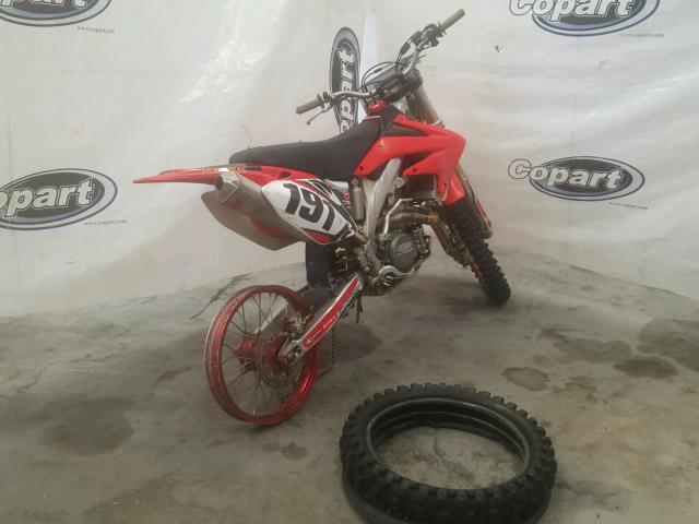 JH2PE06047K202255 - 2007 HONDA CRF450 X RED photo 4