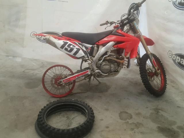 JH2PE06047K202255 - 2007 HONDA CRF450 X RED photo 9