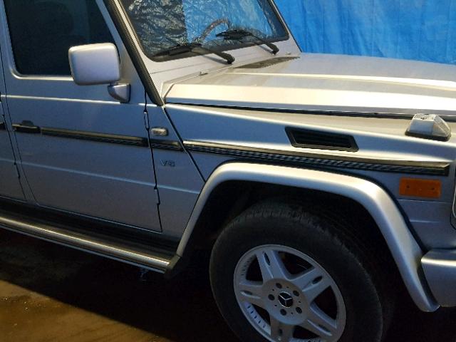 WDCYR49E82X128165 - 2002 MERCEDES-BENZ G 500 SILVER photo 9