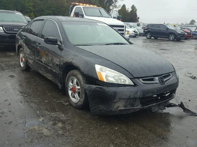 1HGCM56344A050594 - 2004 HONDA ACCORD LX BLACK photo 1