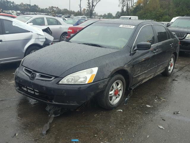 1HGCM56344A050594 - 2004 HONDA ACCORD LX BLACK photo 2