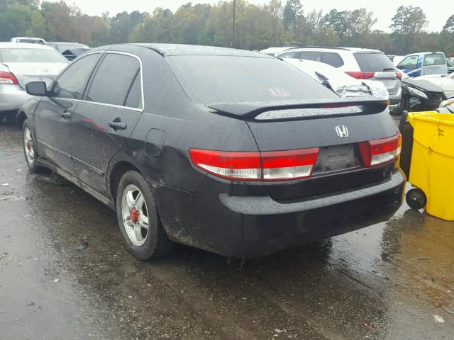 1HGCM56344A050594 - 2004 HONDA ACCORD LX BLACK photo 3