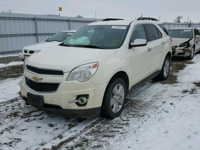 1GNFLGEK6FZ118828 - 2015 CHEVROLET EQUINOX LT WHITE photo 2