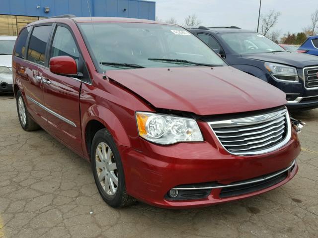 2C4RC1BG5FR610781 - 2015 CHRYSLER TOWN & COU RED photo 1