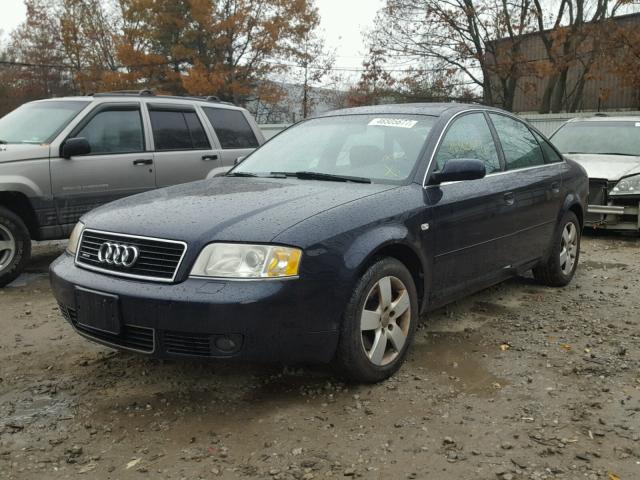 WAULT64B52N037129 - 2002 AUDI A6 3.0 QUA BLUE photo 2