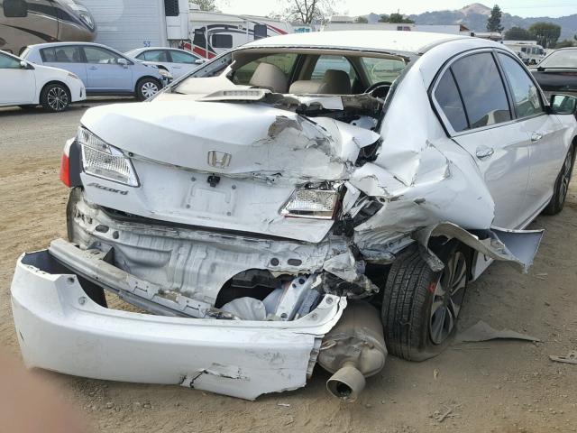 1HGCR2F33EA306337 - 2014 HONDA ACCORD LX WHITE photo 4