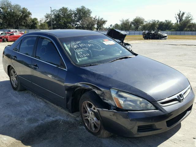 1HGCM56877A030257 - 2007 HONDA ACCORD EX GRAY photo 1