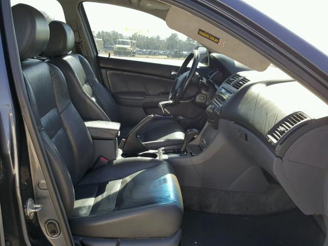 1HGCM56877A030257 - 2007 HONDA ACCORD EX GRAY photo 5