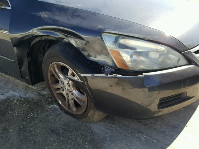 1HGCM56877A030257 - 2007 HONDA ACCORD EX GRAY photo 9