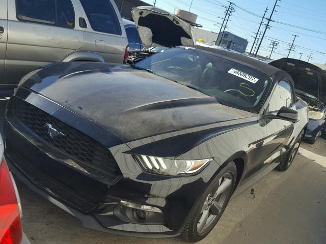 1FATP8EM5G5268760 - 2016 FORD MUSTANG BLACK photo 2