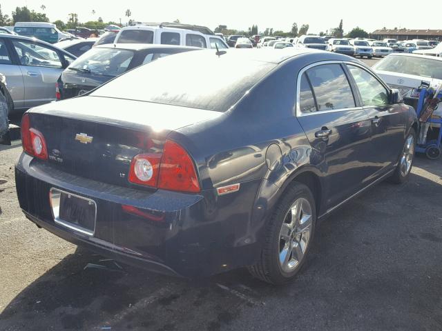 1G1ZH57B09F205311 - 2009 CHEVROLET MALIBU 1LT BLUE photo 4