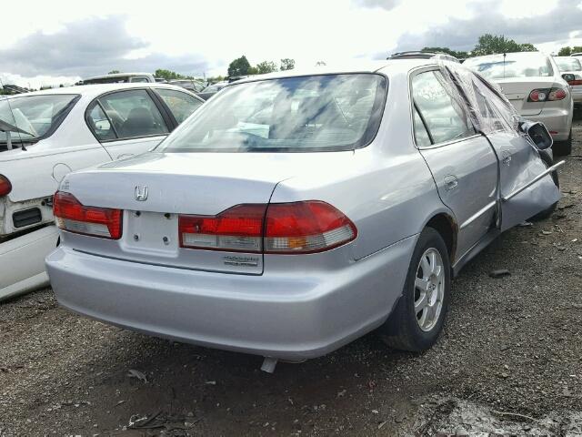 1HGCG56792A081525 - 2002 HONDA ACCORD SILVER photo 4