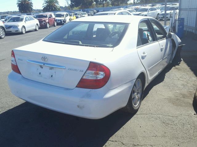 4T1BE30K33U126505 - 2003 TOYOTA CAMRY LE WHITE photo 4