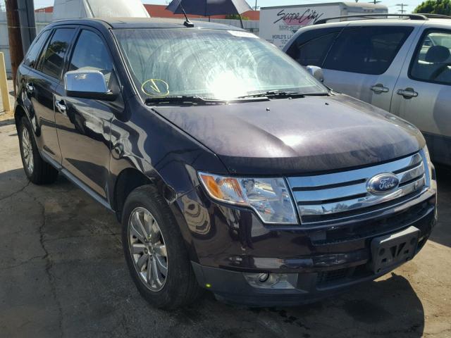 2FMDK49C77BB48148 - 2007 FORD EDGE SEL P BLACK photo 1