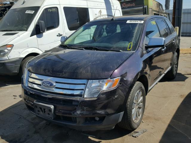 2FMDK49C77BB48148 - 2007 FORD EDGE SEL P BLACK photo 2