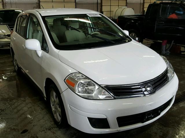 3N1BC1CP9CK206593 - 2012 NISSAN VERSA WHITE photo 1