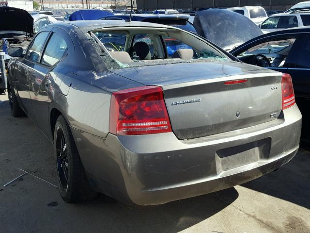 2B3LK33G08H280626 - 2008 DODGE CHARGER SX GRAY photo 3