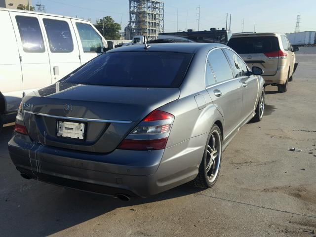 WDDNG71X58A175006 - 2008 MERCEDES-BENZ S 550 GRAY photo 4