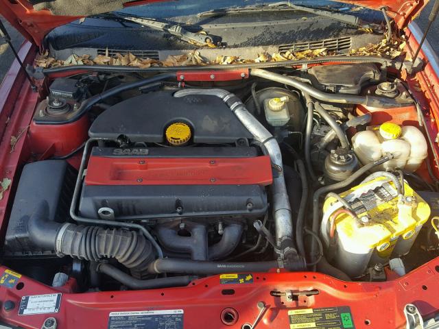 YS3DF78N7W7007660 - 1998 SAAB 900 SE TUR RED photo 7