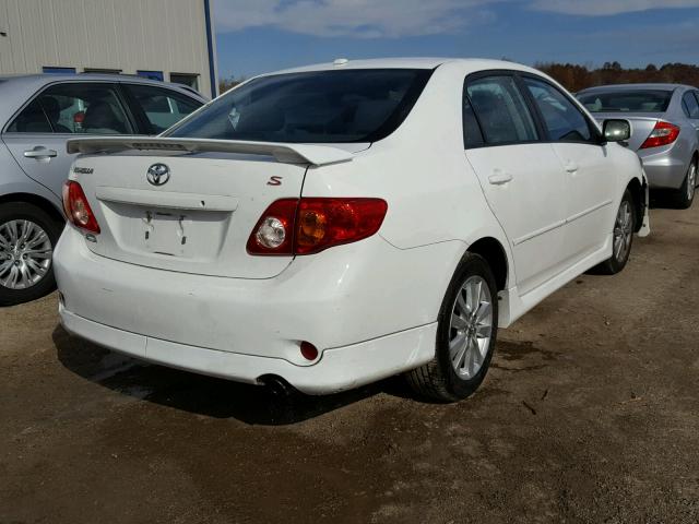 2T1BU4EE1AC474720 - 2010 TOYOTA COROLLA BA WHITE photo 4