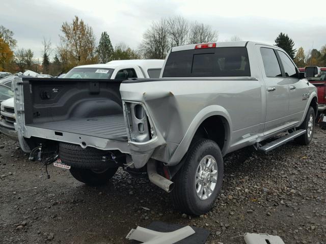 3C6UR5KLXHG540837 - 2017 RAM 2500 LARAM SILVER photo 4