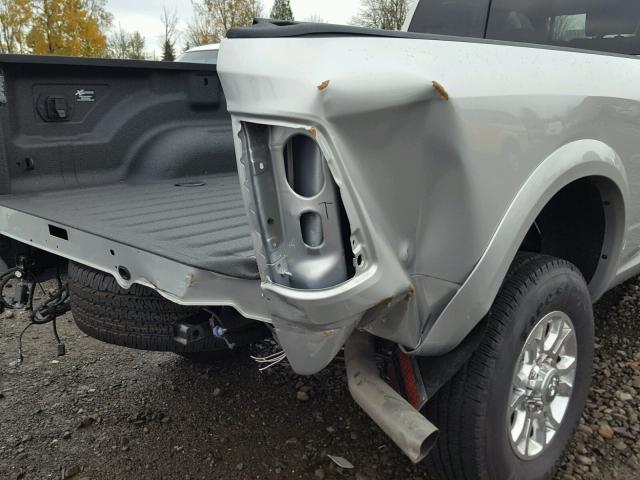 3C6UR5KLXHG540837 - 2017 RAM 2500 LARAM SILVER photo 9