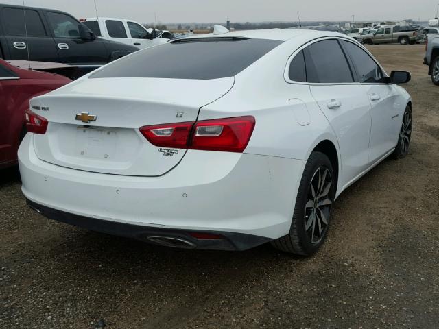 1G1ZF5SX0GF283335 - 2016 CHEVROLET MALIBU LT WHITE photo 4