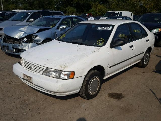 1N4AB41D8TC793919 - 1996 NISSAN SENTRA E WHITE photo 2