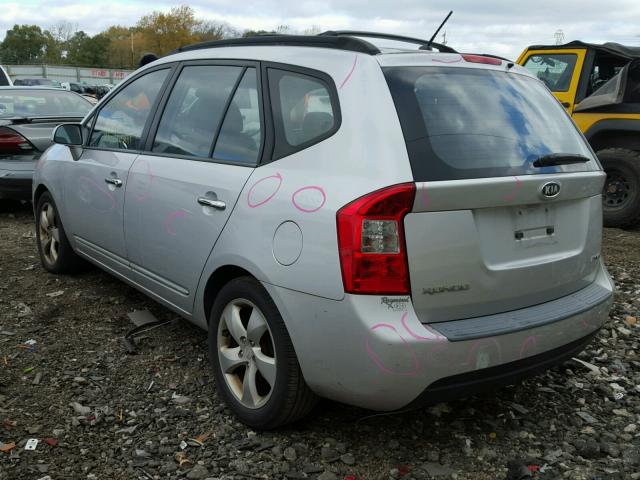 KNAFG526787129017 - 2008 KIA RONDO LX SILVER photo 3