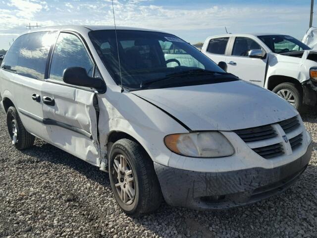 1D4GP25E15B333915 - 2005 DODGE CARAVAN SE WHITE photo 1