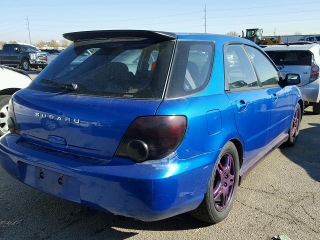 JF1GG29644G811574 - 2004 SUBARU IMPREZA WR BLUE photo 4