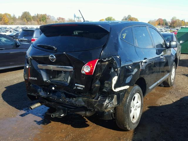 JN8AS5MV4CW384601 - 2012 NISSAN ROGUE S BLACK photo 4