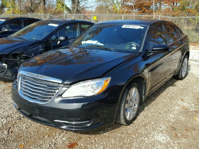 1C3CCBAB3DN689836 - 2013 CHRYSLER 200 LX BLACK photo 2