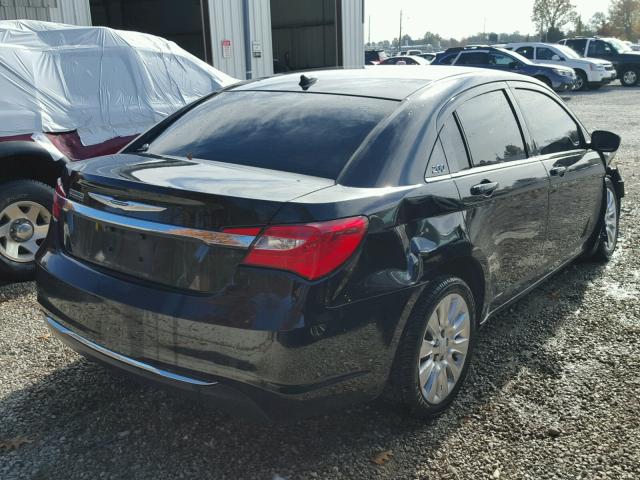 1C3CCBAB3DN689836 - 2013 CHRYSLER 200 LX BLACK photo 4