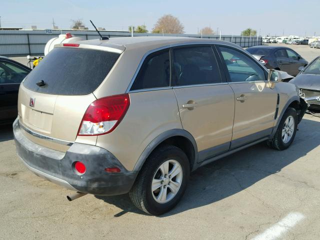 3GSCL33P48S531743 - 2008 SATURN VUE XE GOLD photo 4